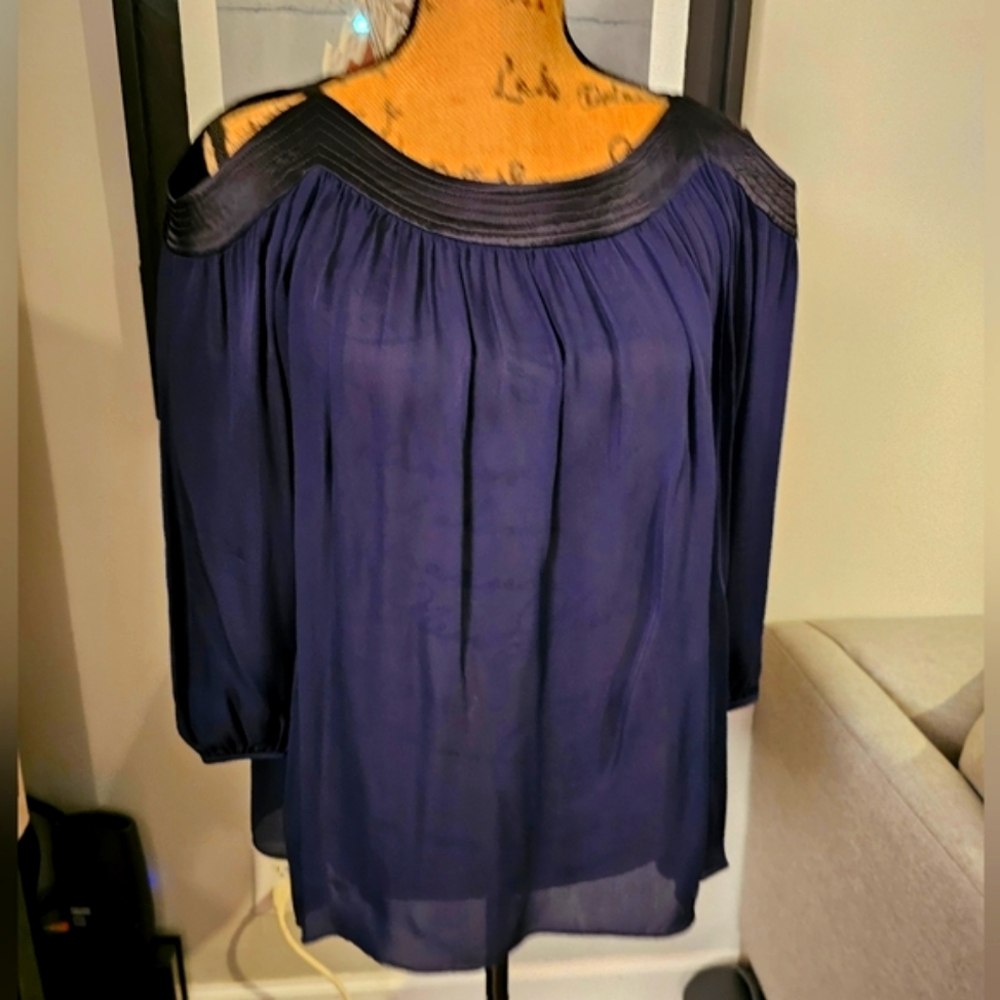 Club Monaco open shoulder blouse